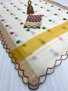 MG 483 Linen With Gold Jari Border Printed Whoesale Saree Suppliers In Mumbai